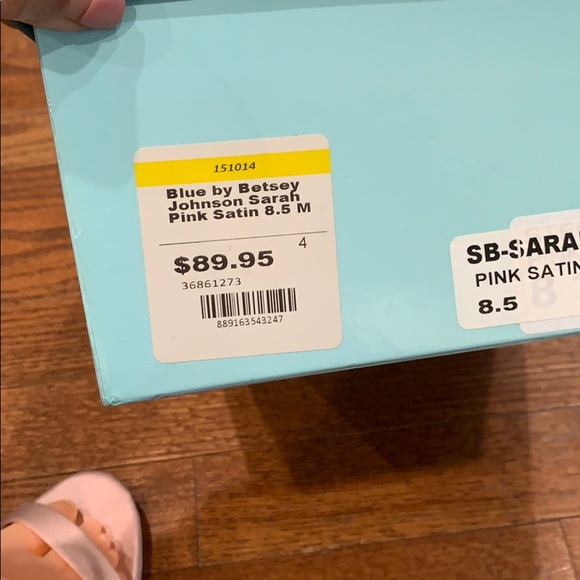 Betsy Johnson Pink Satin Sandal size 8.5 - Picture 6 of 7